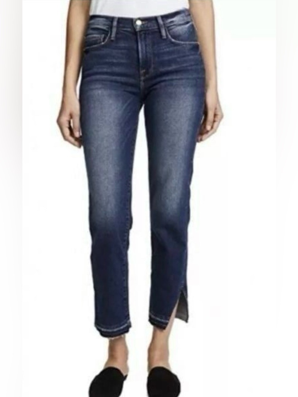 Frame Denim Le Nouveau Straight-Leg Jeans Granby wash size 24 - Picture 1 of 9